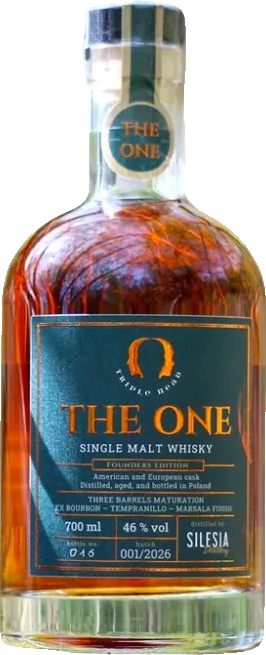 TRIPLE HEAD WHISKY THE ONE SINGLE MALT 46%.png