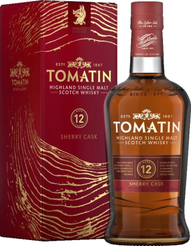 Tomatin 12YO SHERRY CASK Single Malt Scotch Whisky.png